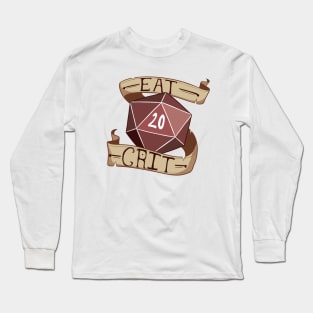 Eat Crit Long Sleeve T-Shirt